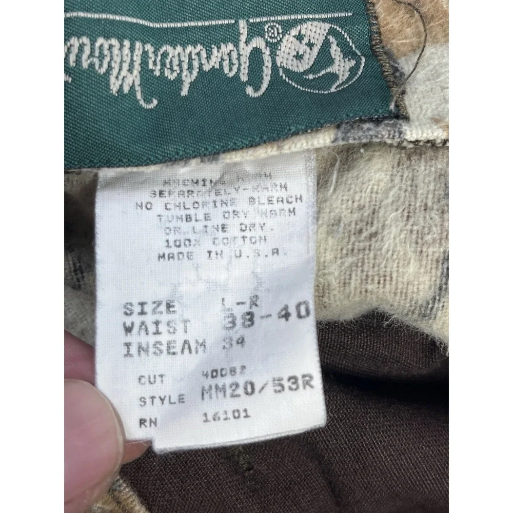 Vintage Gander Mountain Camouflage Pants Mens 36x25 